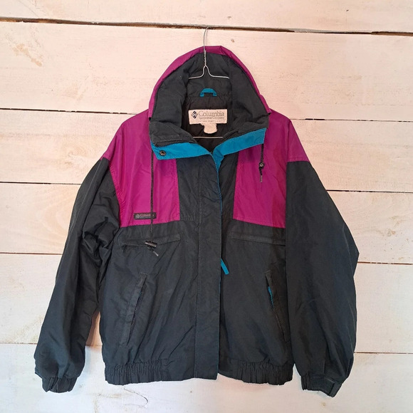 Vintage Columbia Jacket Women Vamoose Purple Teal. - Picture 1 of 12